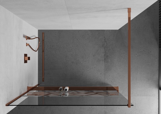 dušas siena rozā zelts