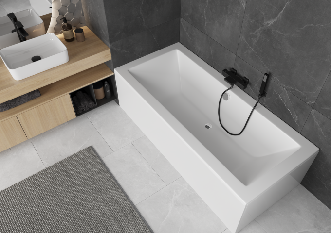 Taisnstūra vannas 160x75