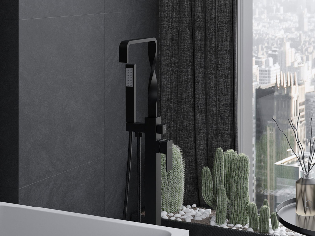 Melnais gresis Mexen vannasistabā