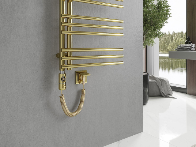 Zelta elektriskais radiators Mexen