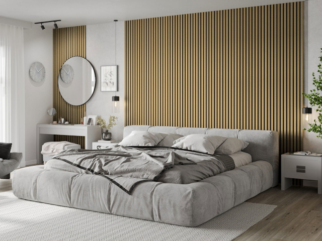 Bambusa sienas lamelas