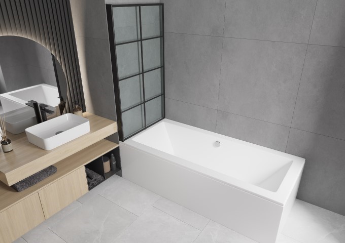 Vannas ekrāns vannas istabā