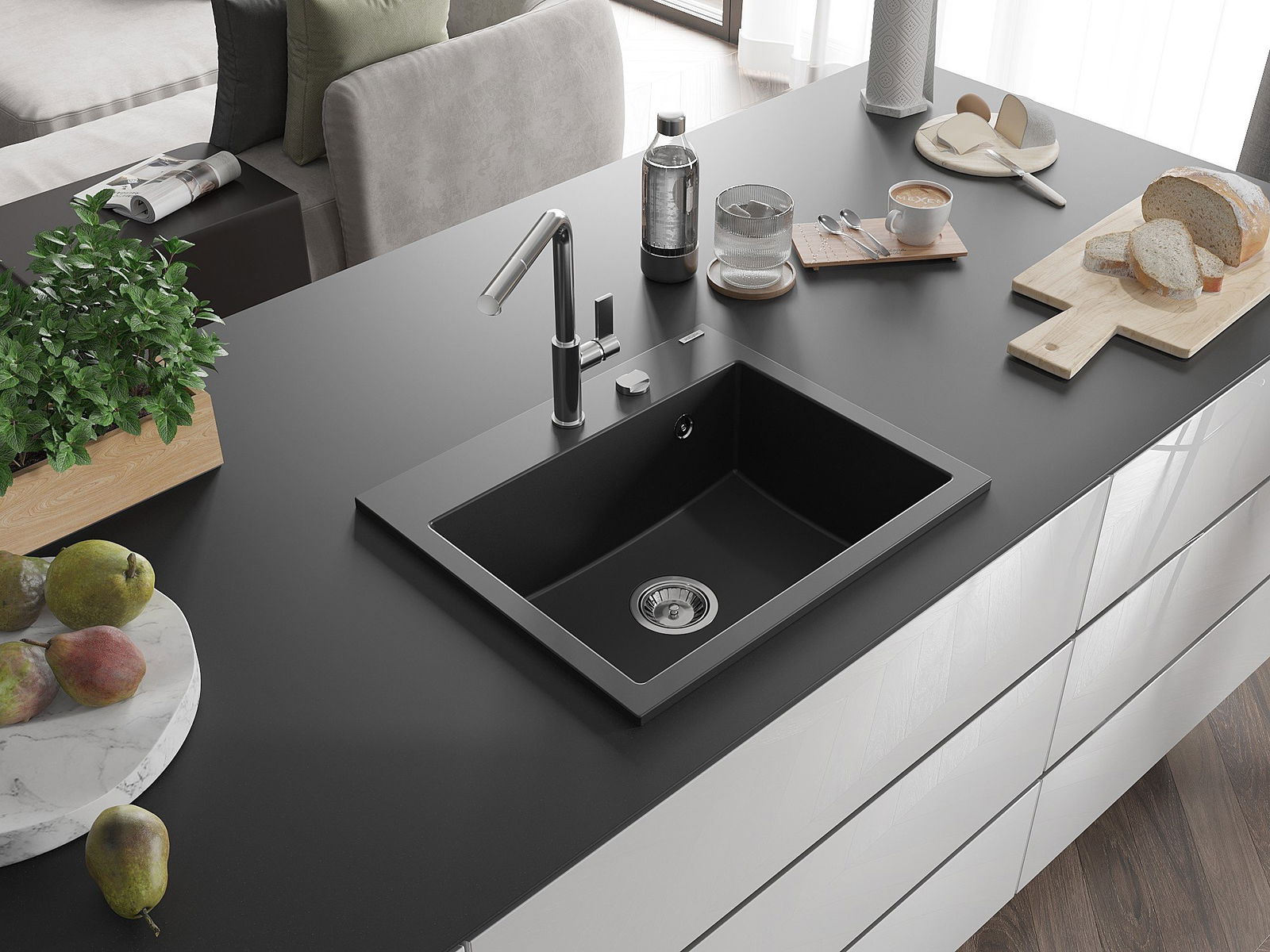 Izlietne virtuvē Mexen