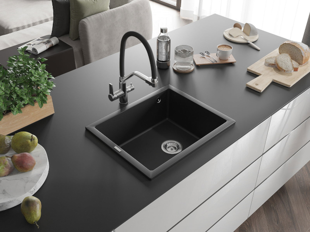 Mexen vienkameru tērauda izlietne