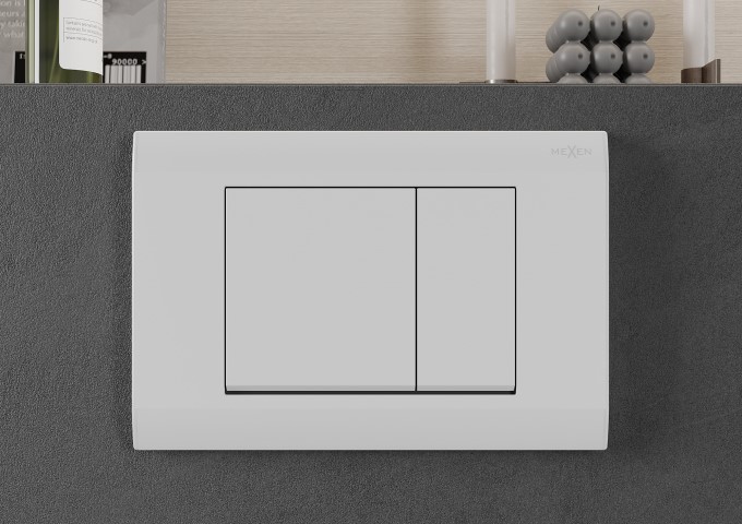 Skalošanas pogas baltas