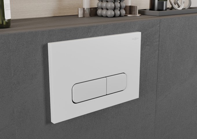 Skalošanas pogas baltas