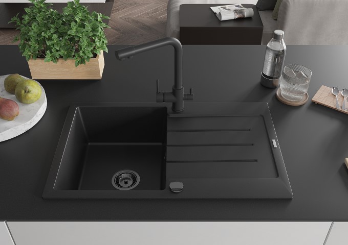 Virtuves krāni ar izvelkamu noteci