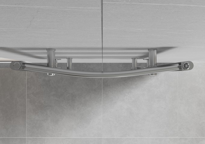 hromētais vannas radiators