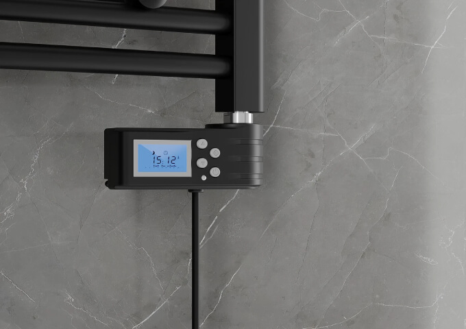 Elektriskais sildītājs melns 450W