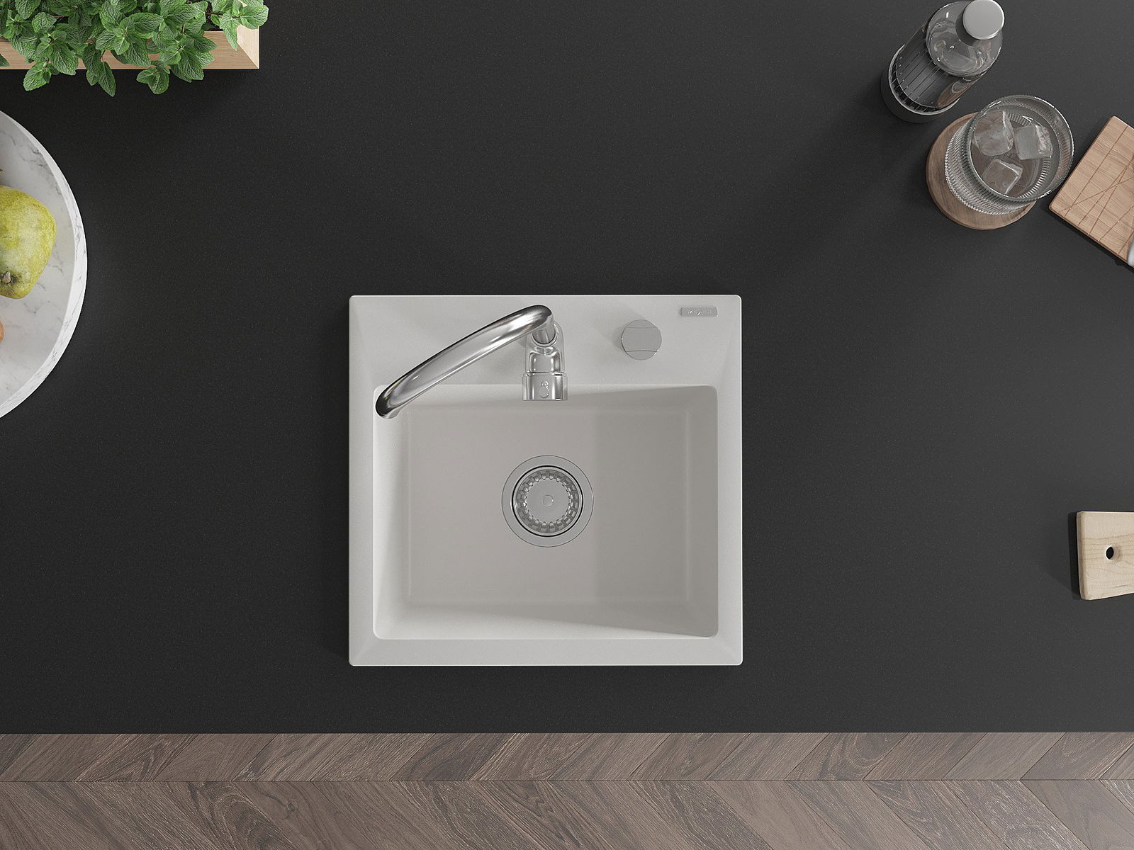 Maza vienkameru izlietne Mexen