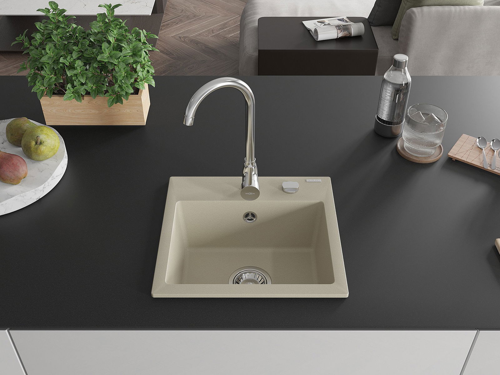 Vienkameru izlietne Mexen