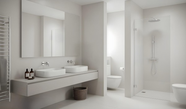 Minimālistiska vannas istaba — kā iekārtot vienkāršu, elegantu un funkcionālu interjeru? 