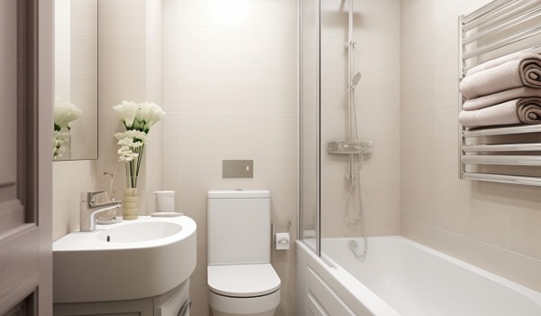 Praktiski padomi, kā vizuāli palielināt telpu mazā vannas istabā