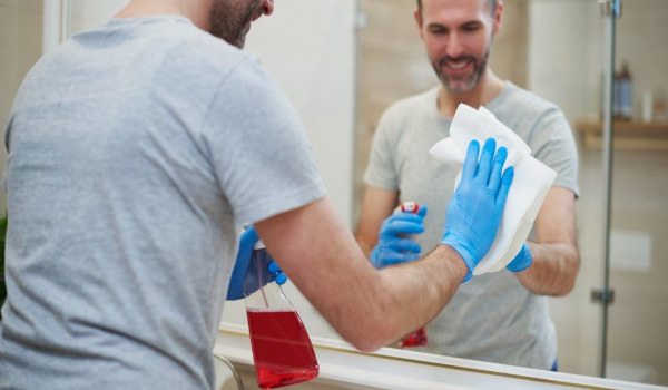 Kā rūpēties par vannas istabas spoguli, lai tas saglabātu mirdzumu gadu garumā?